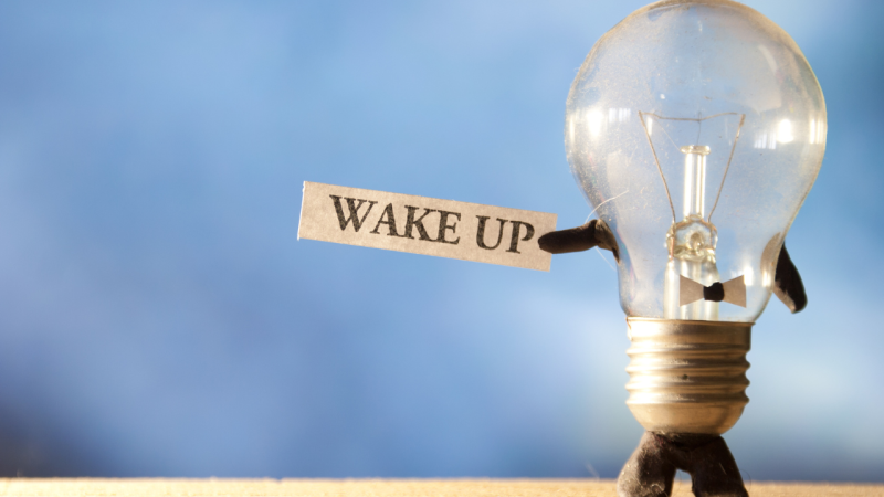 アラームに気付く